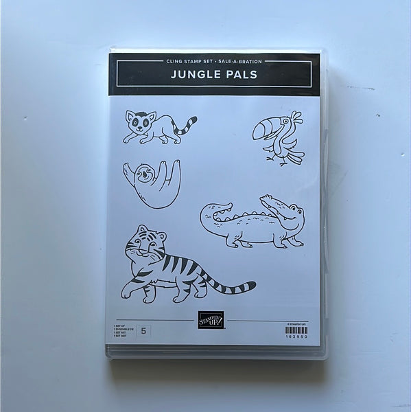 Jungle Pals | Retired Cling Mount Stamp Set | Stampin' Up!