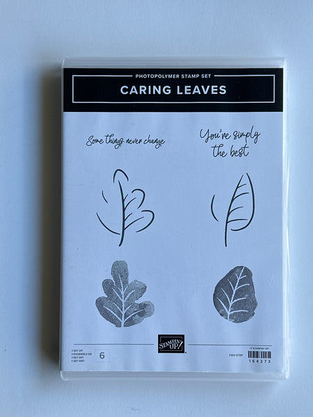 Caring Leaves | BRAND NEW, NEVER USED! | Retired Photopolymer Stamp Set | Stampin' Up!