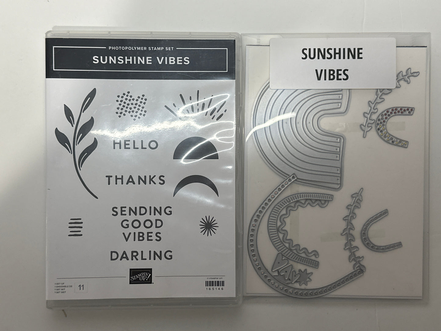 Sunshine Vibes Bundle | Retired Photopolymer Mount Stamp Set and Dies | Stampin' Up!