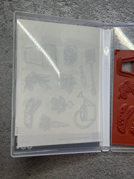 Storybook Garden Patch Bundle | Retired Cling Mount Stamp Set and Dies | Stampin' Up!