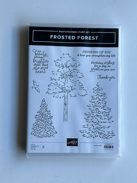 Frosted Forest Bundle | Retired Photopolymer Stamp Set and Dies | Stampin' Up!
