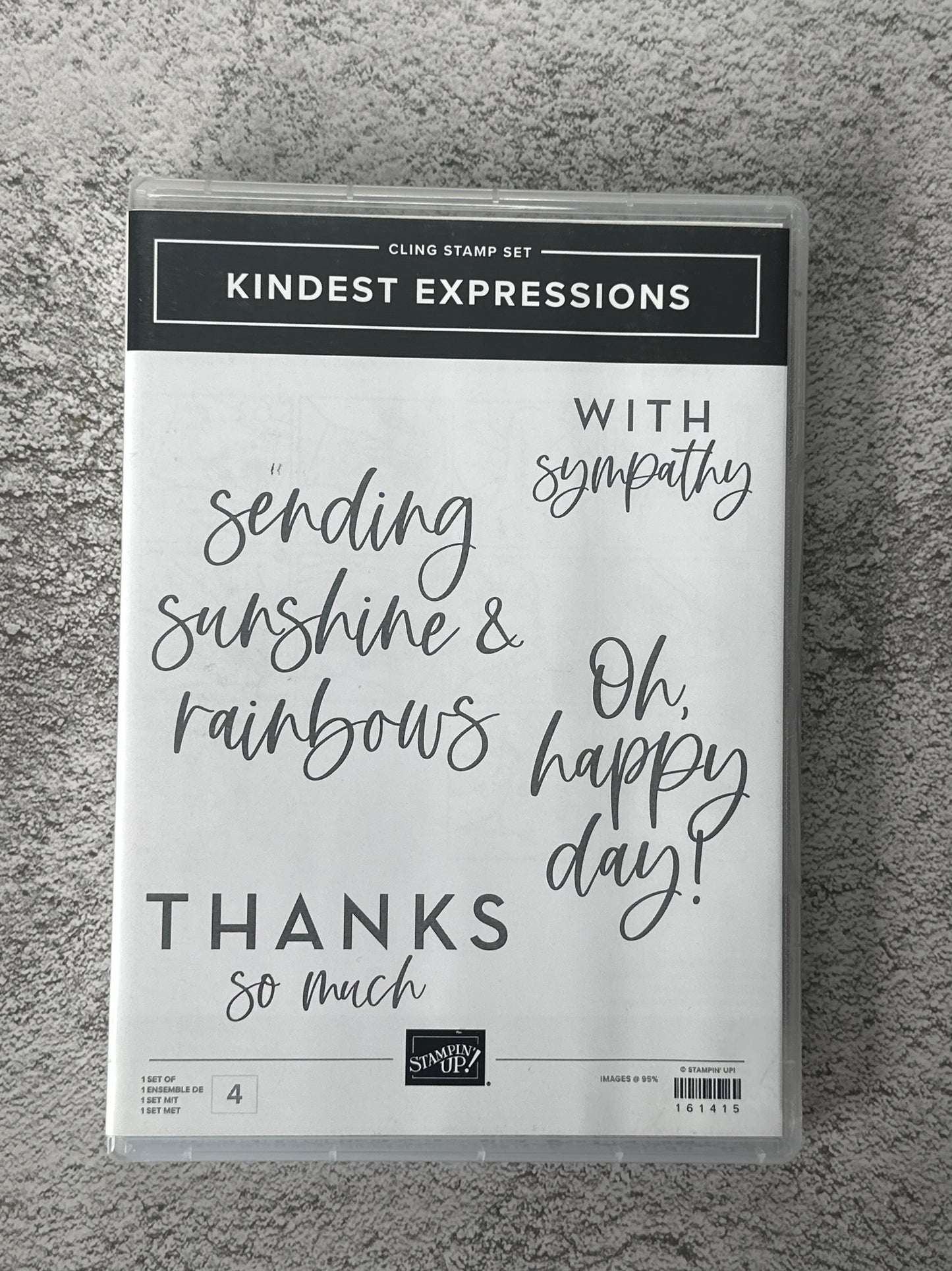 Kindest Expressions | Retired Cling Mount Stamp Set | Stampin' Up!