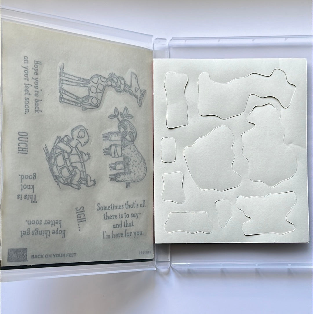 Back on Your Feet | Retired Cling Mount Stamp Set | Stampin' Up!