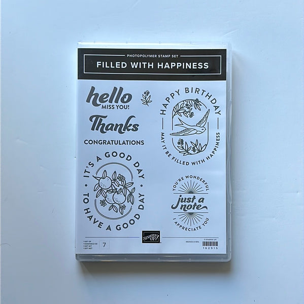 Filled with Happiness | Retired Photopolymer Stamp Set | Stampin' Up!