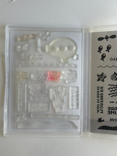 Submarine Life | Retired Photopolymer Mount Stamp Set | Stampin' Up!
