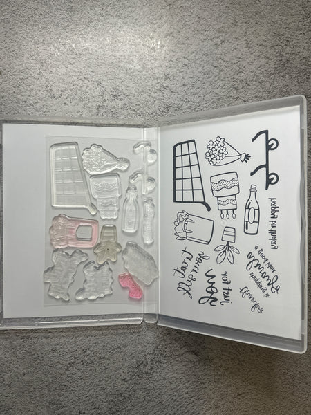 Attention Shoppers Bundle | Retired Photopolymer Mount Stamp Set and Dies | Stampin' Up!