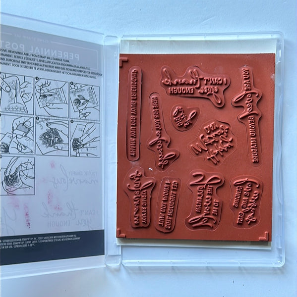 Perennial Postage | Retired Cling Mount Stamp Set | Stampin' Up!