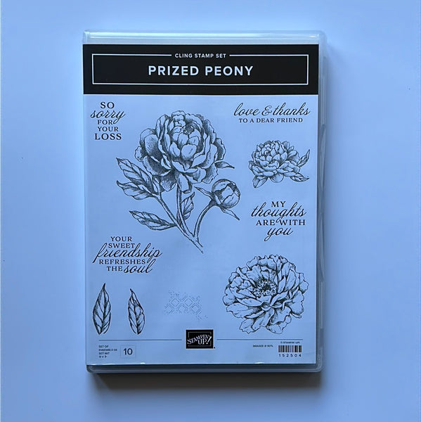 Prized Peony | Retired Cling Mount Stamp Set | Stampin' Up!