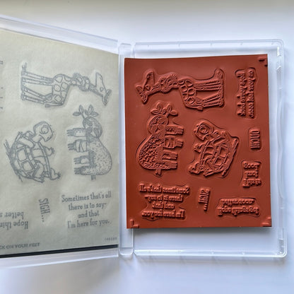 Back on Your Feet | Retired Cling Mount Stamp Set | Stampin' Up!