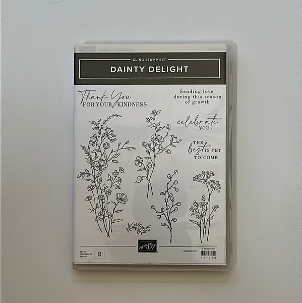 Dainty Delight | Retired Cling Mount Stamp Set | Stampin' Up!