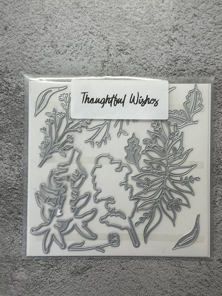 Thoughtful Wishes Bundle | Retired Cling Mount Stamp Set and Dies | Stampin' Up!