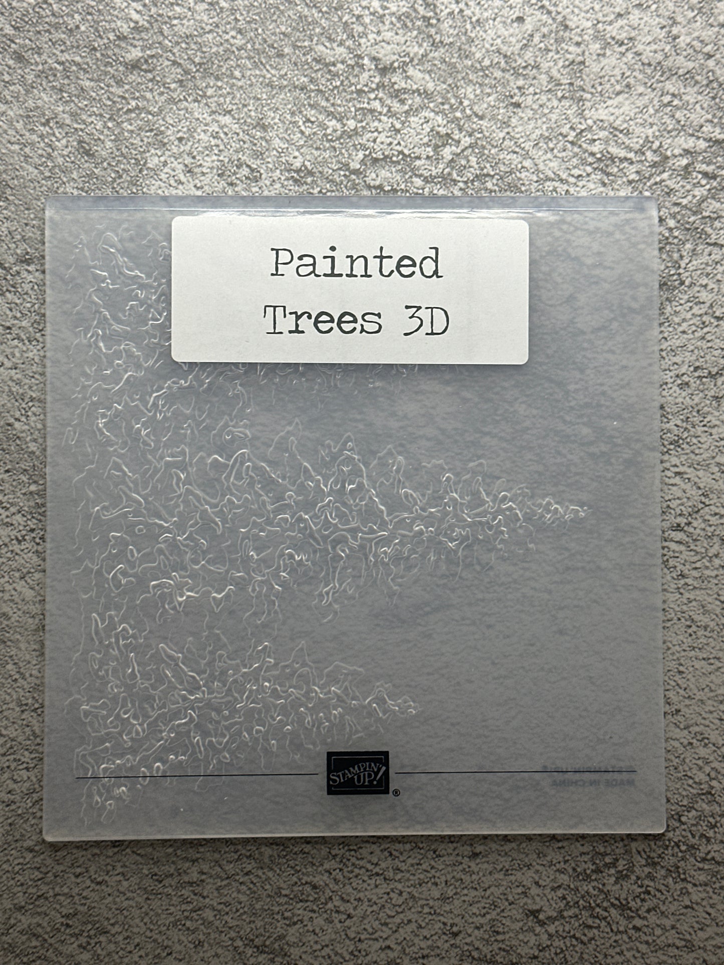 Painted Trees 3D Embossing Folder | Retired Embossing Folder | Stampin' Up!