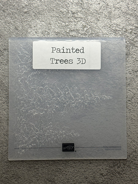 Painted Trees 3D Embossing Folder | Retired Embossing Folder | Stampin' Up!