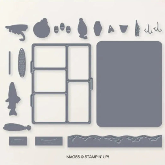 Gone Fishing Dies | Retired Die Collection | Stampin' Up!