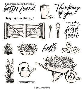 Garden Meadow Bundle | Retired Photopolymer Stamp Set and Dies | Stampin' Up!