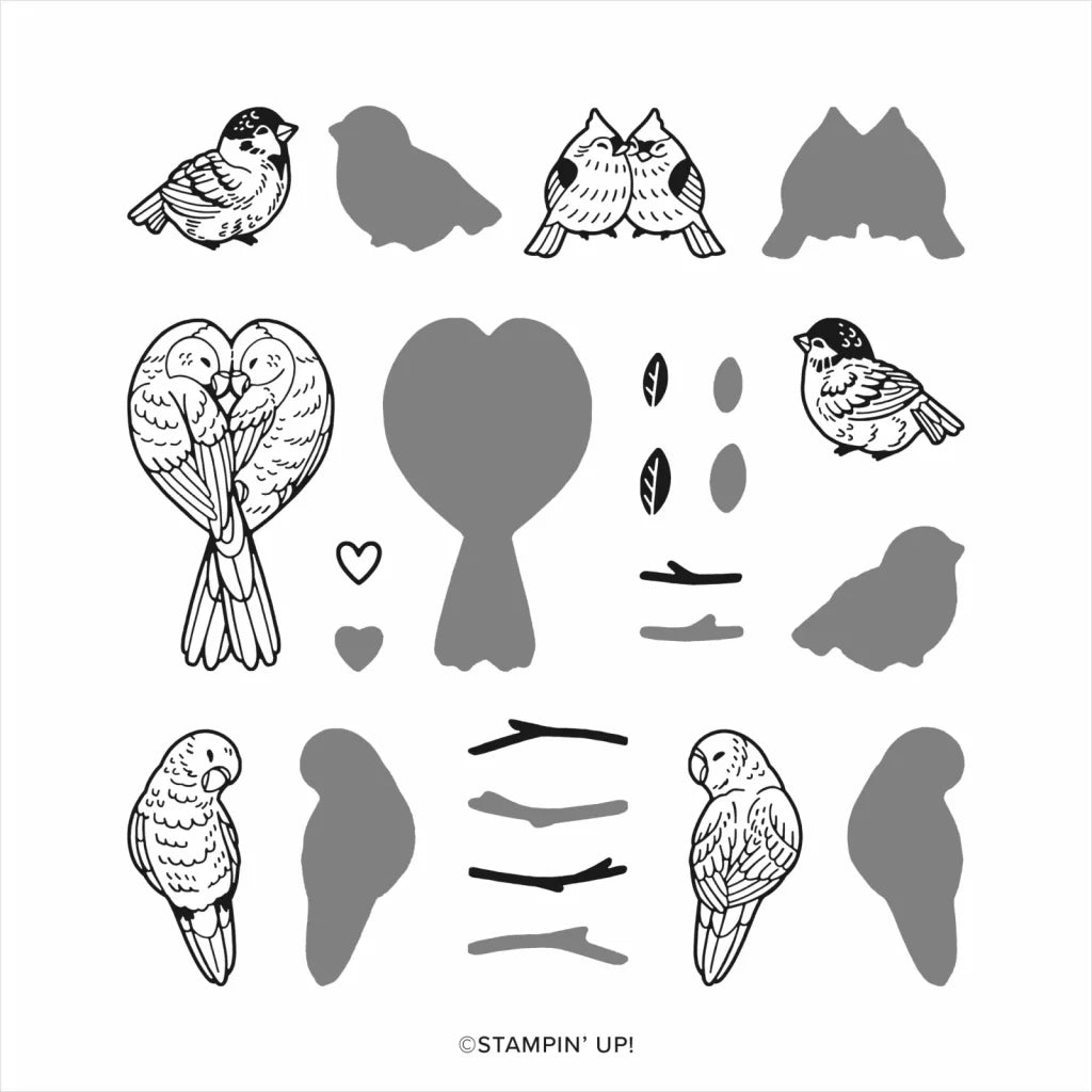 Feathered Fun | Retired Photopolymer Stamp Set | Stampin' Up!