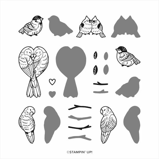 Feathered Fun | Retired Photopolymer Stamp Set | Stampin' Up!