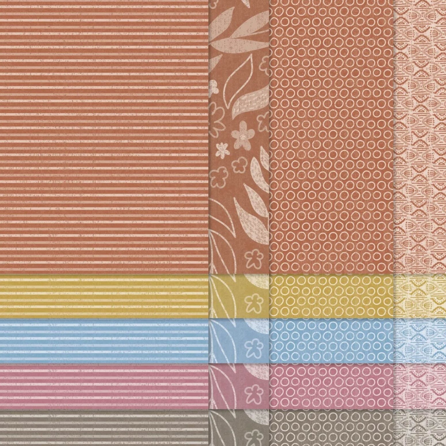 2023 - 2025 IN COLOR DSP (2024 Design) | 10 Sheets | Retired Paper | Stampin' Up!