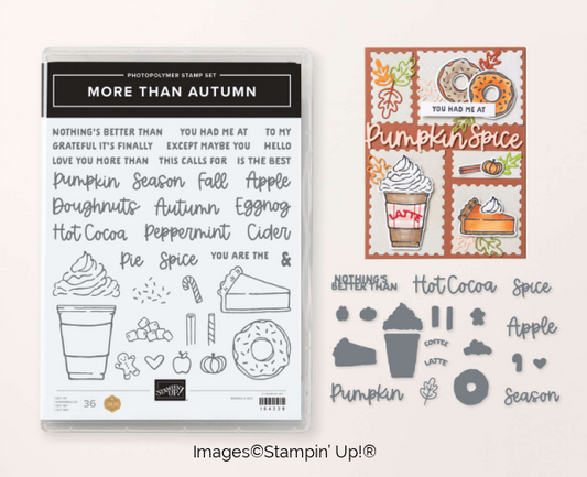 More than Autumn Bundle | Retired Photopolymer Mount Stamp Set and Dies | Stampin' Up!