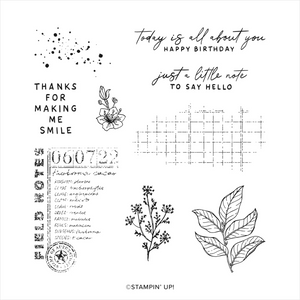 Notes of Nature | Retired Cling Mount Stamp Set | Stampin' Up!