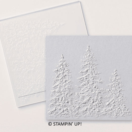 Painted Trees 3D Embossing Folder | Retired Embossing Folder | Stampin' Up!