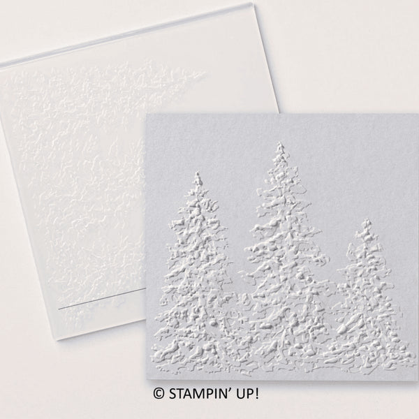 Painted Trees 3D Embossing Folder | Retired Embossing Folder | Stampin' Up!