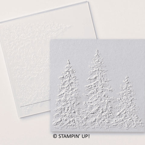 Painted Trees 3D Embossing Folder | Retired Embossing Folder | Stampin' Up!