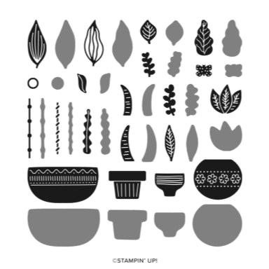 Planted Paradise | Retired Photopolymer Stamp Set | Stampin' Up!