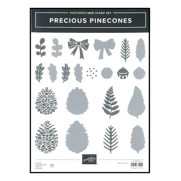 Precious Pinecones | Retired Photopolymer Stamp Set | Stampin' Up!