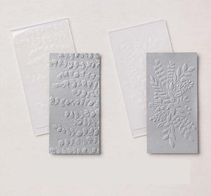 Elegant Eucalyptus 3D Embossing Folder (Set 2) | Retired Embossing Folder | Stampin' Up!