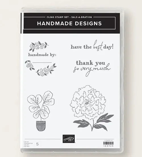 Handmade Designs | Retired Cling Mount Stamp Set | Stampin' Up!