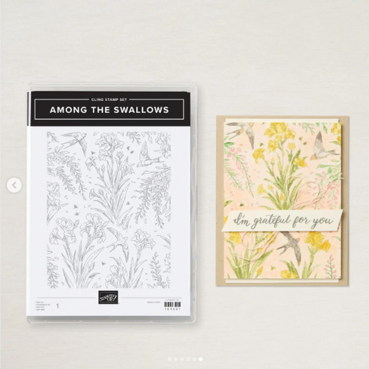 Among the Swallows | Retired Cling Mount Stamp Set | Stampin' Up!