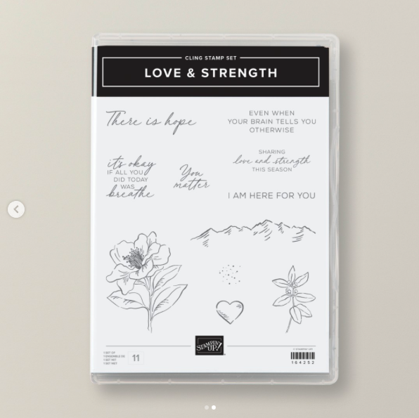 Love & Strength | Retired Cling Mount Stamp Set | Stampin' Up!