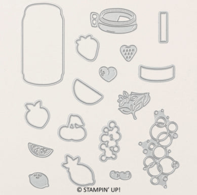 Simply Sparkling Bundle | Retired Photopolymer Mount Stamp Set and Dies | Stampin' Up!