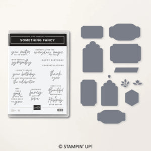 Something Fancy Bundle | Retired Cling Mount Stamp Set and Dies | Stampin' Up!
