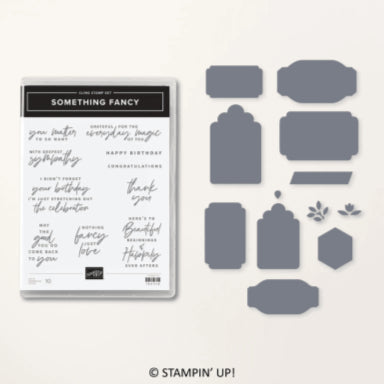 Something Fancy Bundle | Retired Cling Mount Stamp Set and Dies | Stampin' Up!