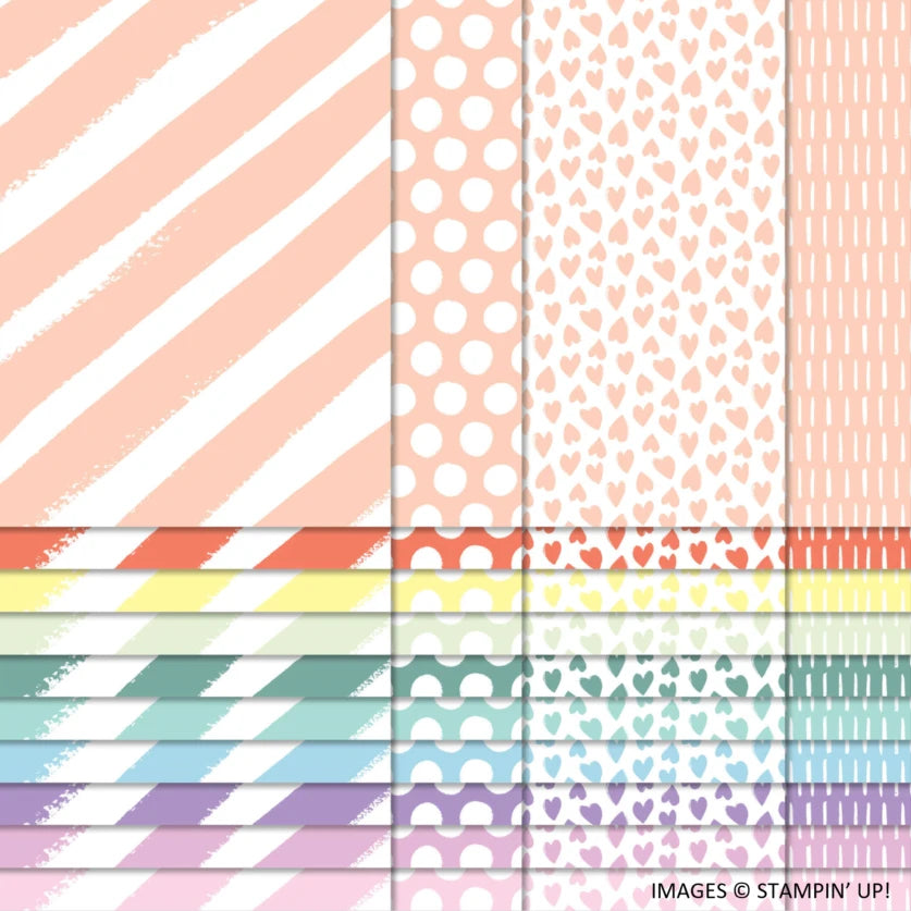 Subtles DSP (2023 Design) | 10 Sheets | Retired Paper | Stampin' Up!
