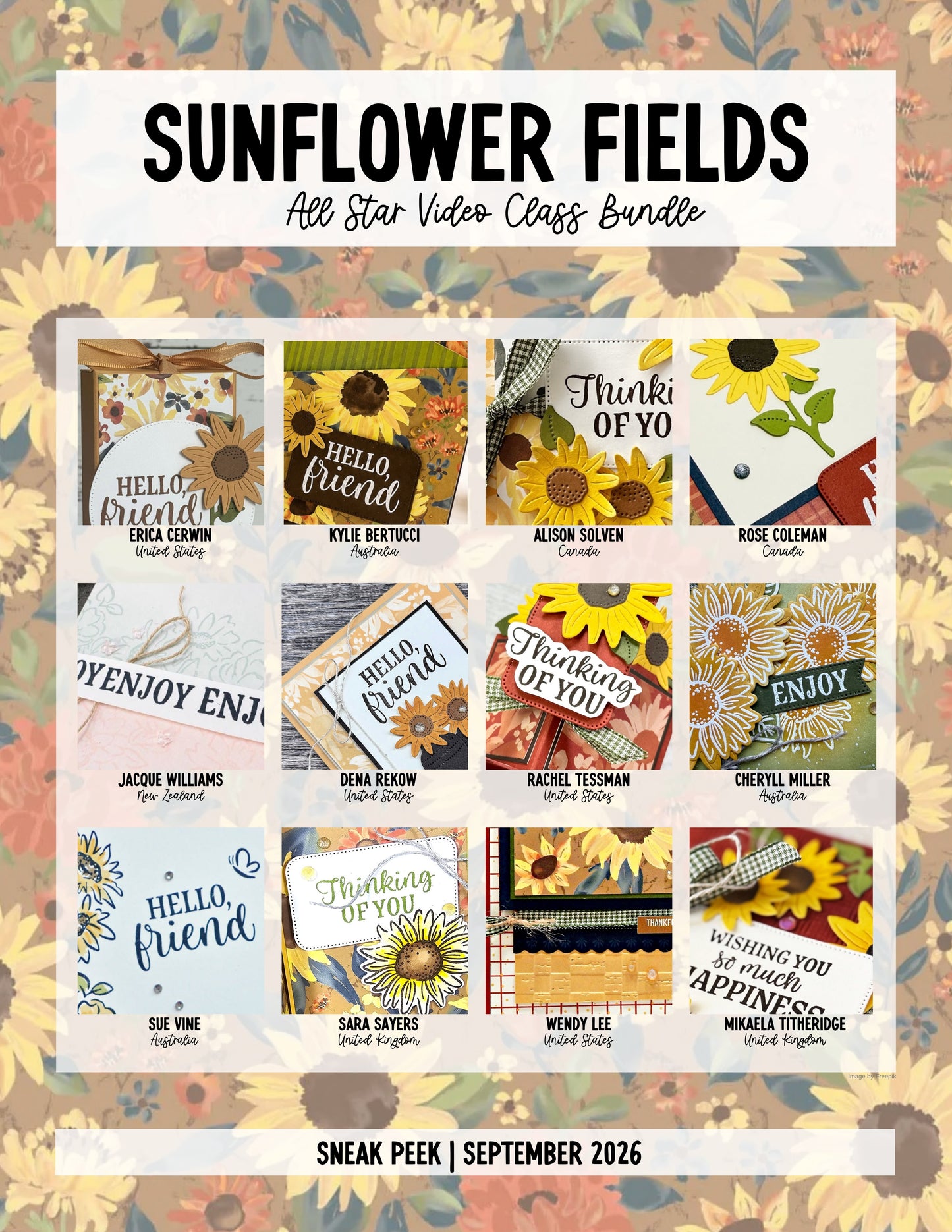 Sunflower Fields Video Class Bundle | Stampin' Up!