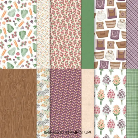 To Market DSP | 6 Sheets SHARE | Retired Paper | Stampin' Up!