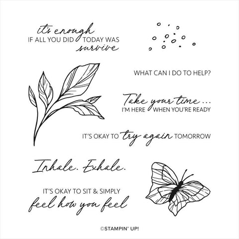 It's Okay | Retired Cling Mount Stamp Set | Stampin' Up!
