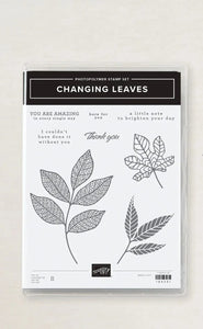 Changing Leaves | Retired Photopolymer Stamp Set | Stampin' Up!
