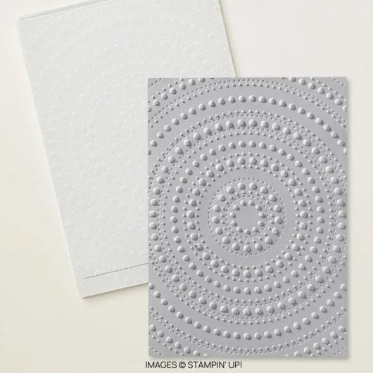 Dotted Circles 3D Embossing Folder | Retired Embossing Folder | Stampin' Up!