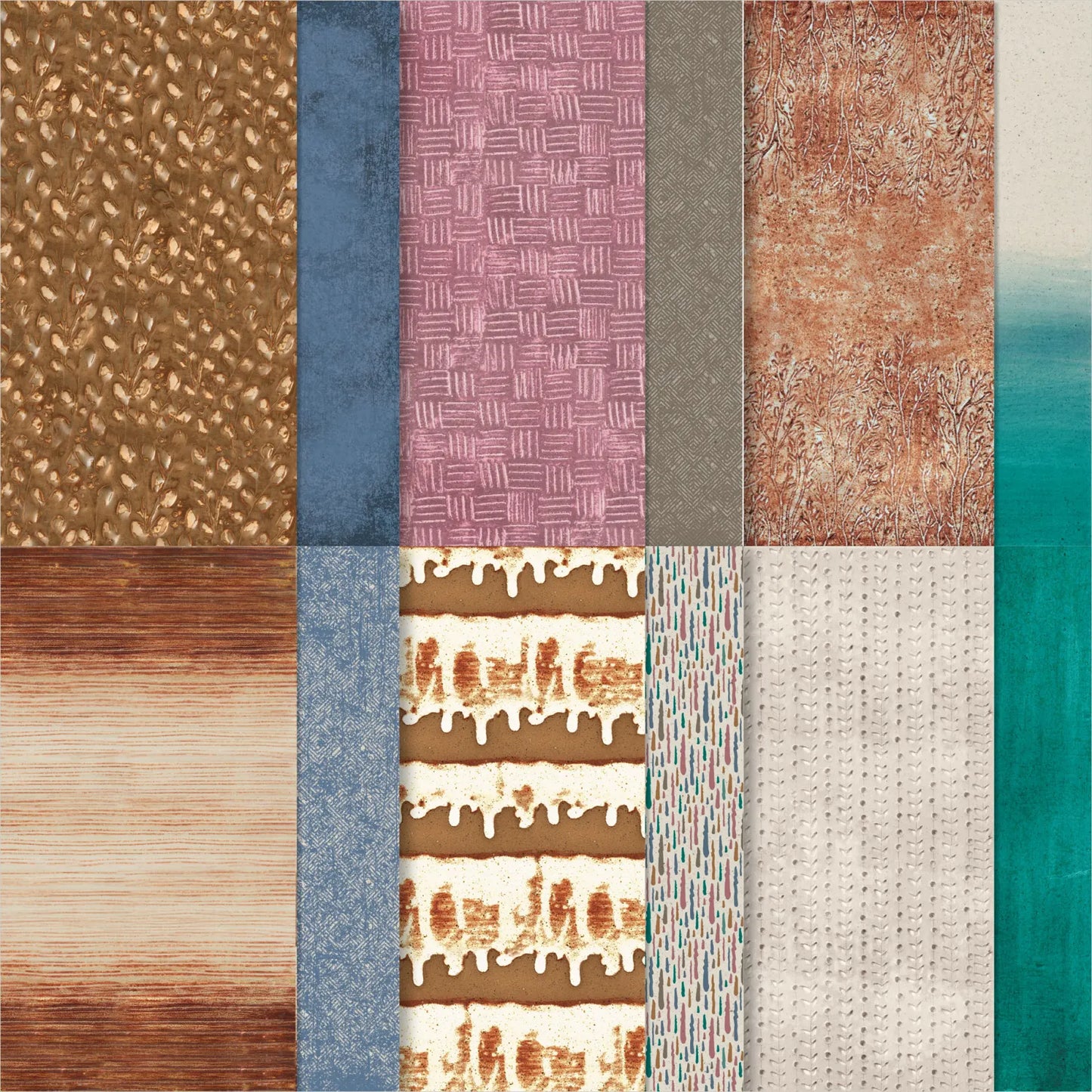 Earthen Elegance DSP | 6 Sheets SHARE | Retired Paper | Stampin' Up!