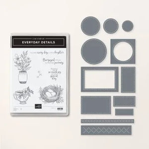 Everyday Details Bundle | Retired Cling Mount Stamp Set and Dies | Stampin' Up!