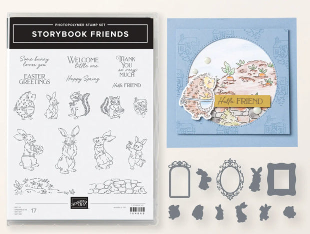 Storybook Friends Bundle | Retired Cling Mount Stamp Set and Dies | Stampin' Up!