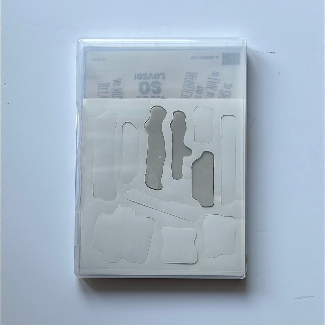 A Grand Kid | Retired Cling Mount Stamp Set | Stampin' Up!