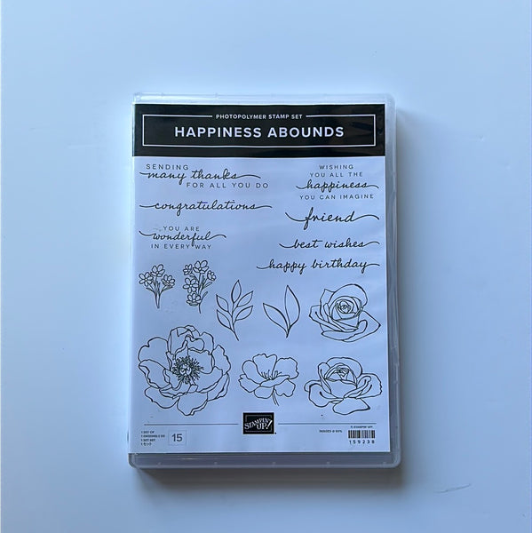 Happiness Abounds | Retired Photopolymer Stamp Set | Stampin' Up!