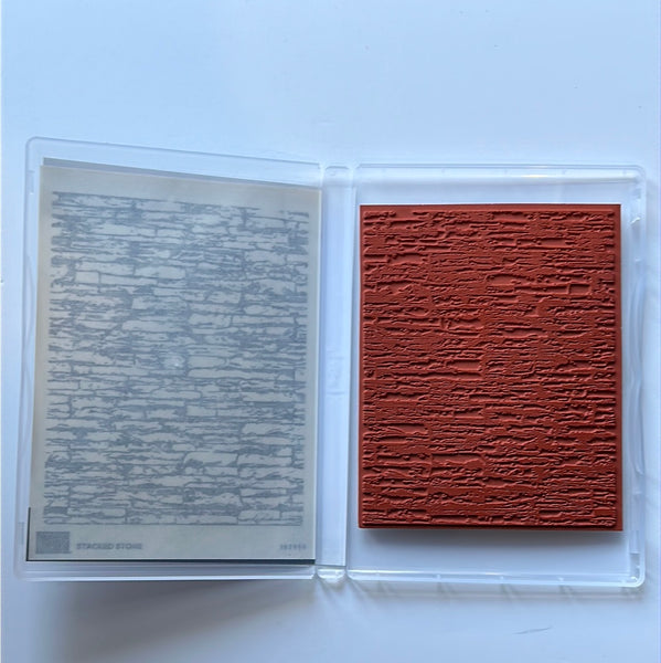 Stacked Stone | Retired Cling Mount Stamp Set | Stampin' Up!