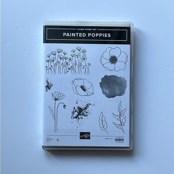 Painted Poppies | Retired Cling Mount Stamp Set | Stampin' Up!