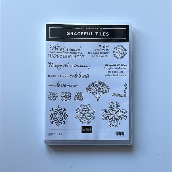 Graceful Tiles | Retired Photopolymer Stamp Set | Stampin' Up!